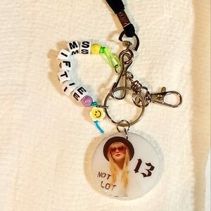 Taylor Swift inspired keychain lanyard
